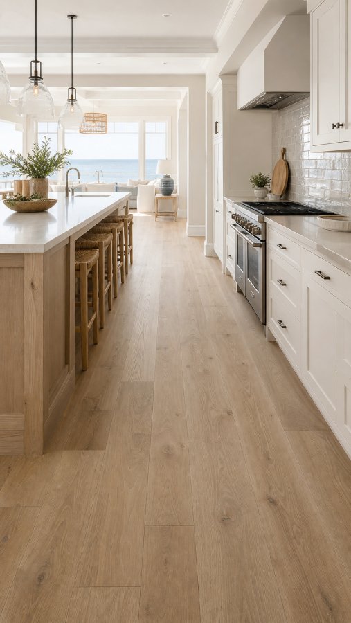 Hardwood flooring samples