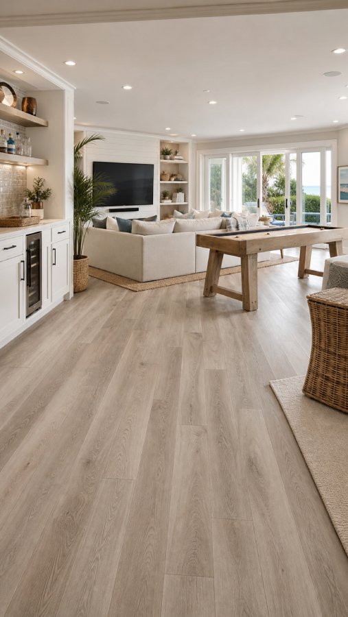 Luxury vinyl flooring
