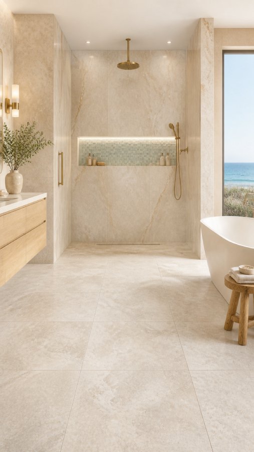 Bathroom and shower tile