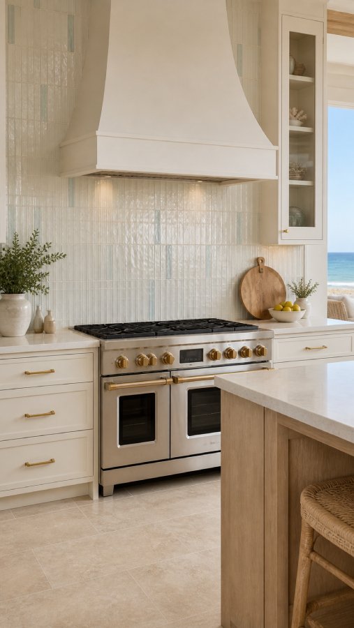 Kitchen flooring by Stellar Tile & Flooring in Nags Head, NC
