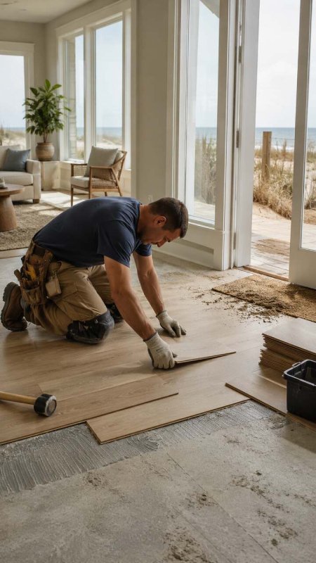 Coastal projects support by Stellar Tile & Flooring in Nags Head, NC