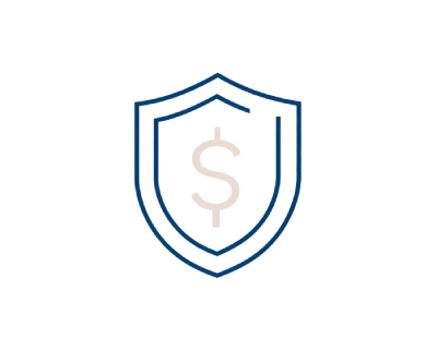 Purchase credit shield icon