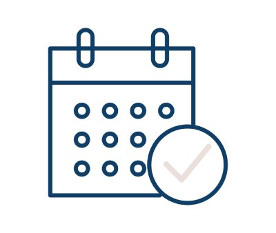 Five-year calendar icon