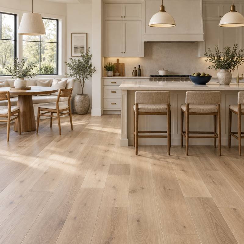 Luxury vinyl plank flooring