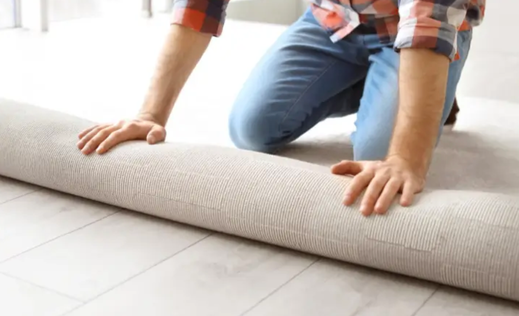 Unrolling carpet