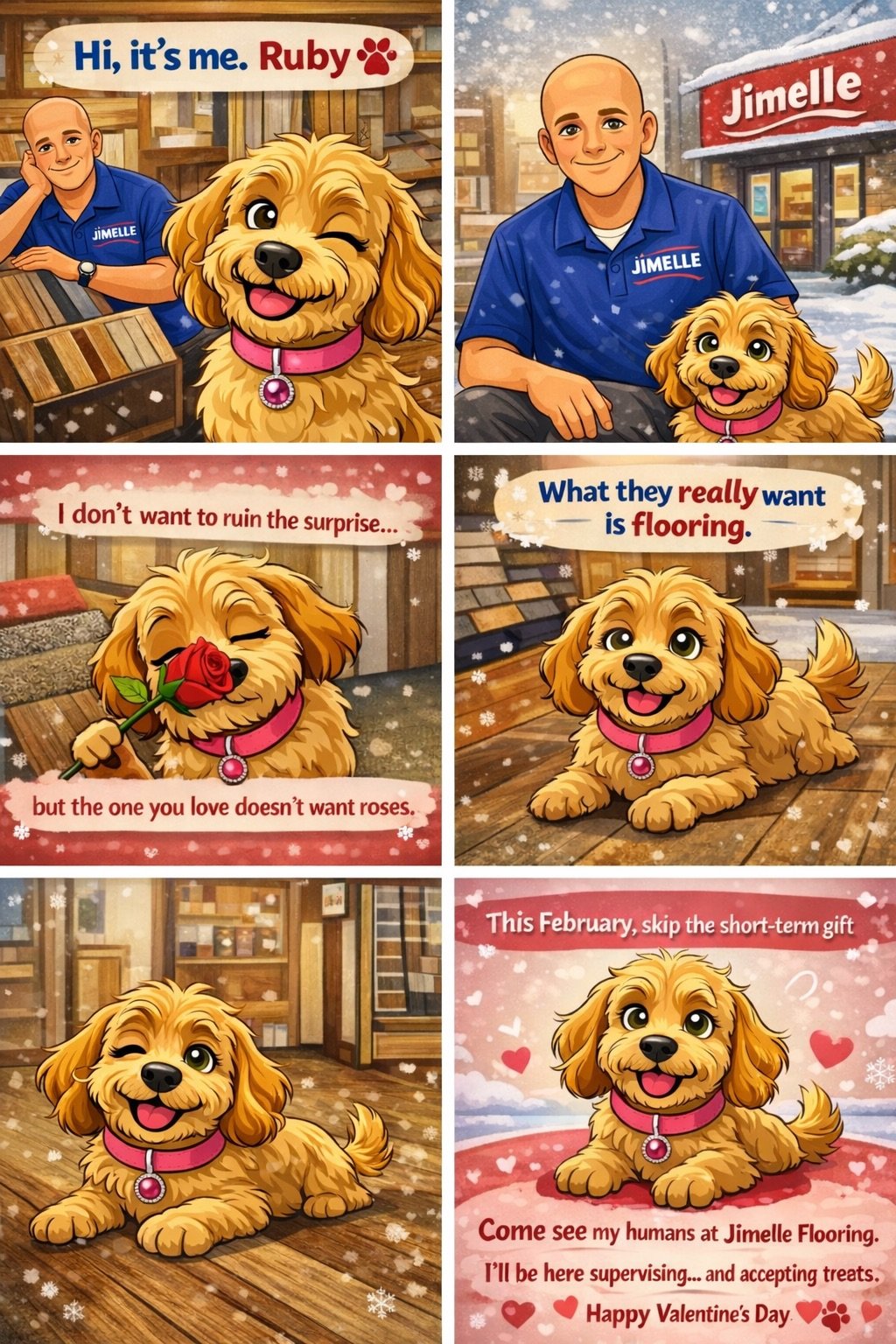 Jimelle Flooring Ruby February Comic